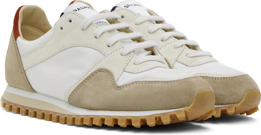 Spalwart White  Beige Marathon Trail Low Sneakers - Picture 2
