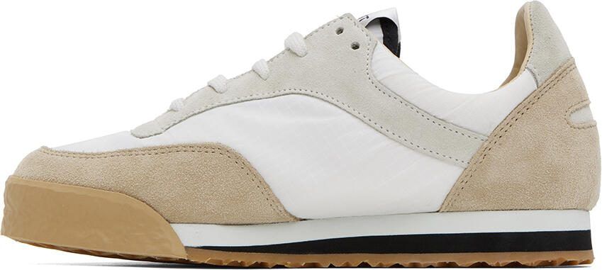 Spalwart White  Beige Pitch Low Sneakers - Picture 3