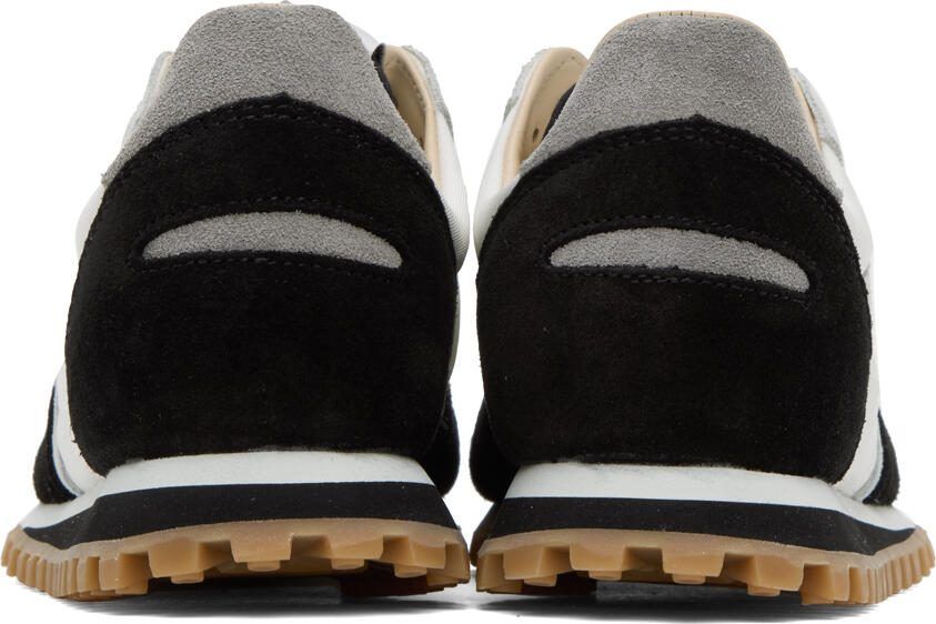 Spalwart White  Black Marathon Trail Low Sneakers