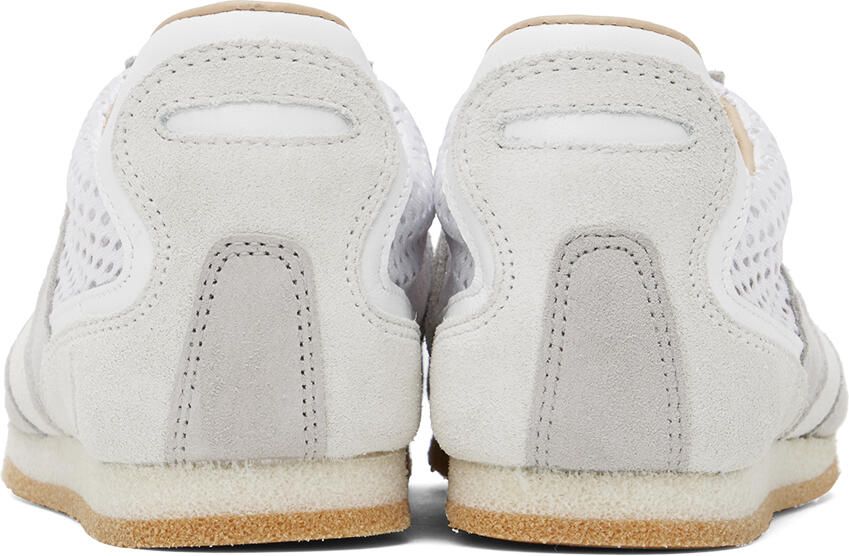 Spalwart White  Gray Lite Track Sneakers