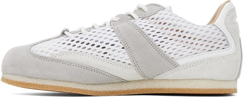 Spalwart White  Gray Lite Track Sneakers - Picture 3