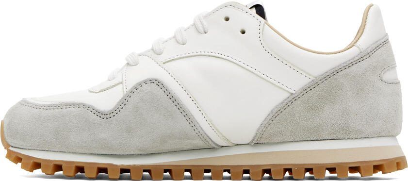 Spalwart White  Gray Marathon Trail Low Sneakers - Picture 4