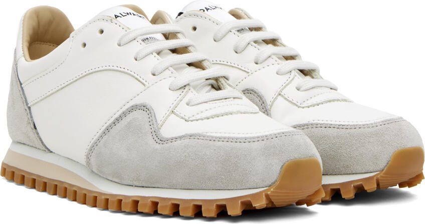 Spalwart White  Gray Marathon Trail Low Sneakers - Picture 2