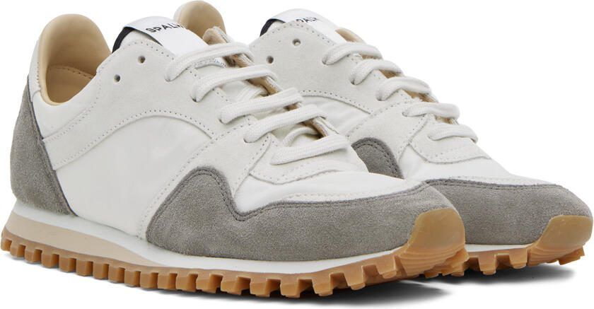 Spalwart White  Gray Marathon Trail Low Sneakers - Picture 2