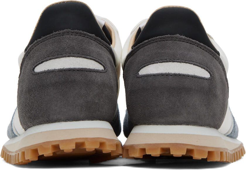 Spalwart White  Gray Marathon Trail Low Sneakers