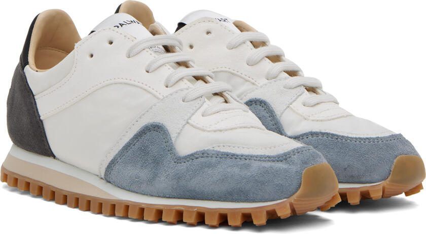 Spalwart White  Gray Marathon Trail Low Sneakers - Picture 2