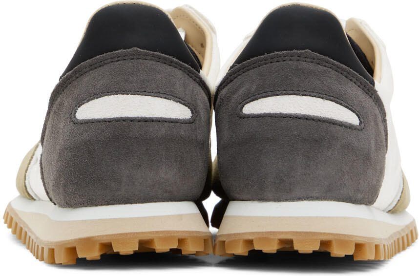 Spalwart White  Khaki Marathon Trail Low Mix Sneakers