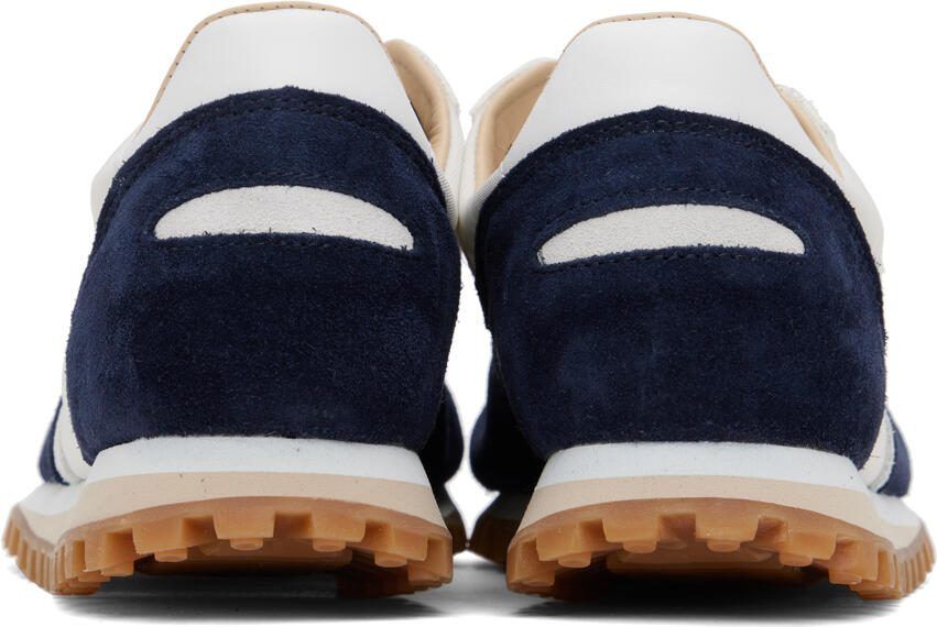 Spalwart White  Navy Marathon Trail Sneakers