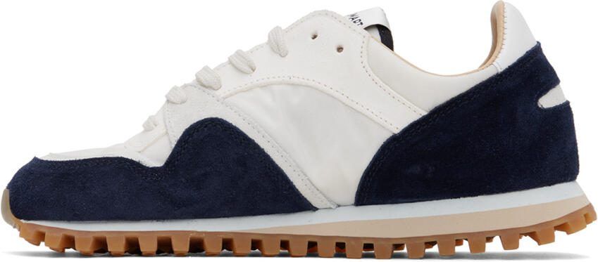 Spalwart White  Navy Marathon Trail Sneakers - Picture 3