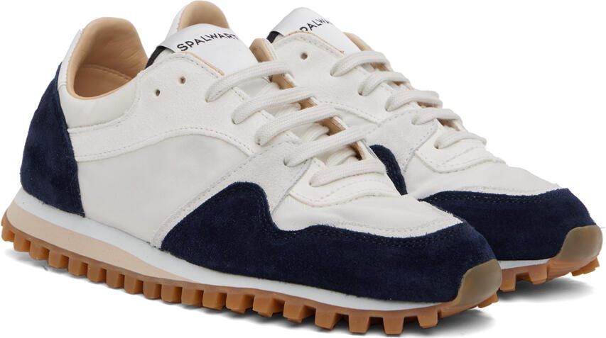 Spalwart White  Navy Marathon Trail Sneakers - Picture 2