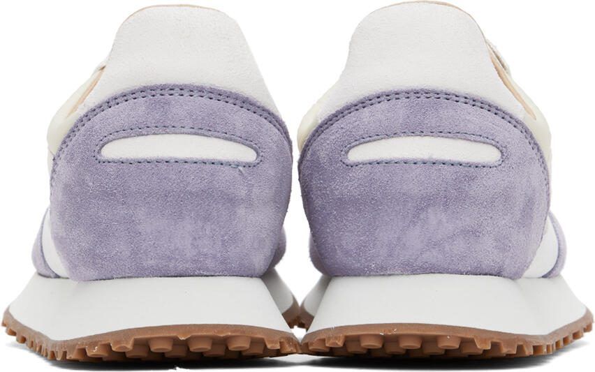 Spalwart White  Purple Tempo Sneakers