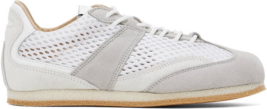 Spalwart White  Gray Lite Track Sneakers - Picture 5