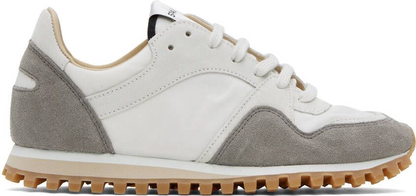Spalwart White  Gray Marathon Trail Low Sneakers - Picture 4