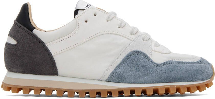 Spalwart White  Gray Marathon Trail Low Sneakers - Picture 4