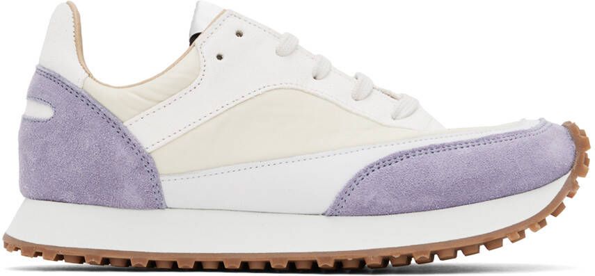 Spalwart White  Purple Tempo Sneakers - Picture 5