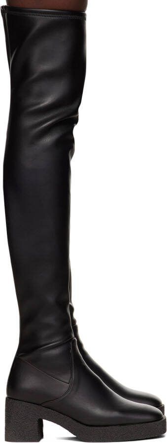 Staud Black Cy Tall Boots - Picture 5