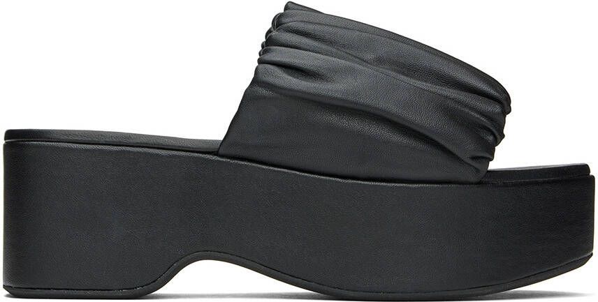 Staud Black Nina Platform Sandals - Picture 5
