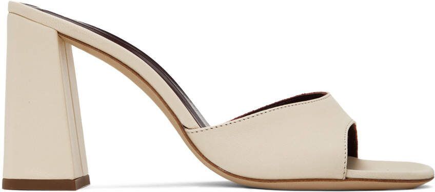 Staud Off-White Sloane Heeled Sandals - Picture 3