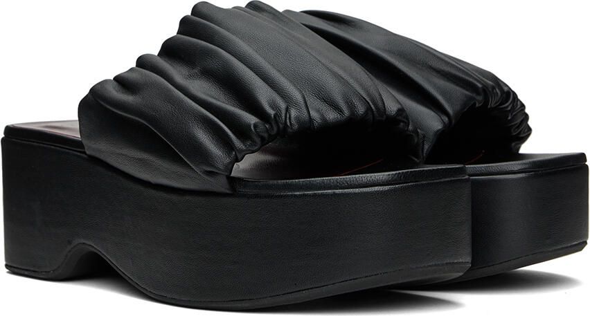 Staud Black Nina Platform Sandals - Picture 2