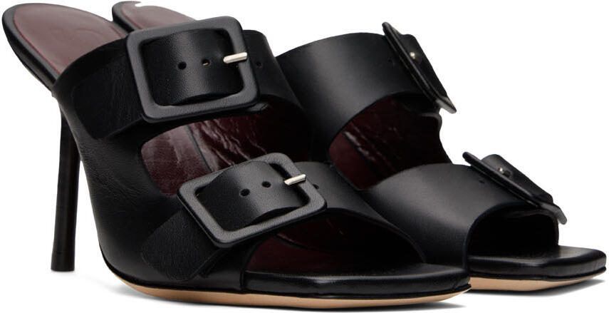 Staud Black Remi Heeled Sandals - Picture 2