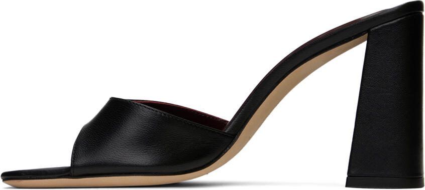 Staud Black Sloane Leather Heeled Sandals - Picture 3