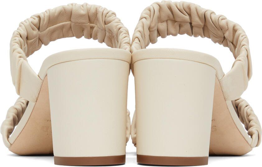 Staud Off-White Frankie Heeled Sandals - Picture 3
