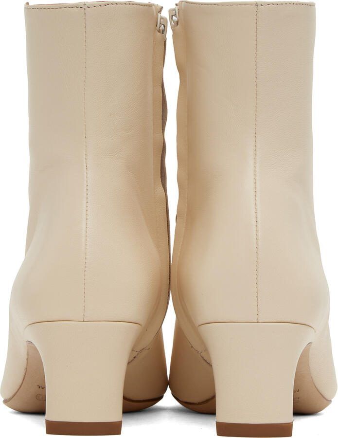Staud Off-White Wally Ankle Boots