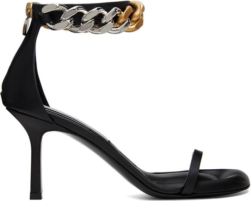 Stella McCartney Black Falabella Heels - Picture 5