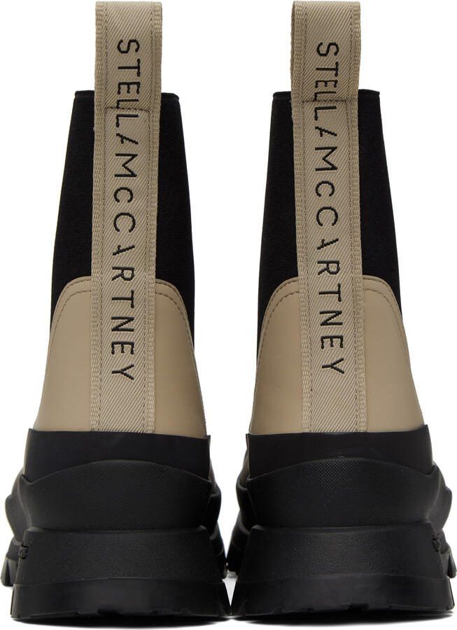 Stella McCartney Beige  Black Trace Sport Boots - Picture 3