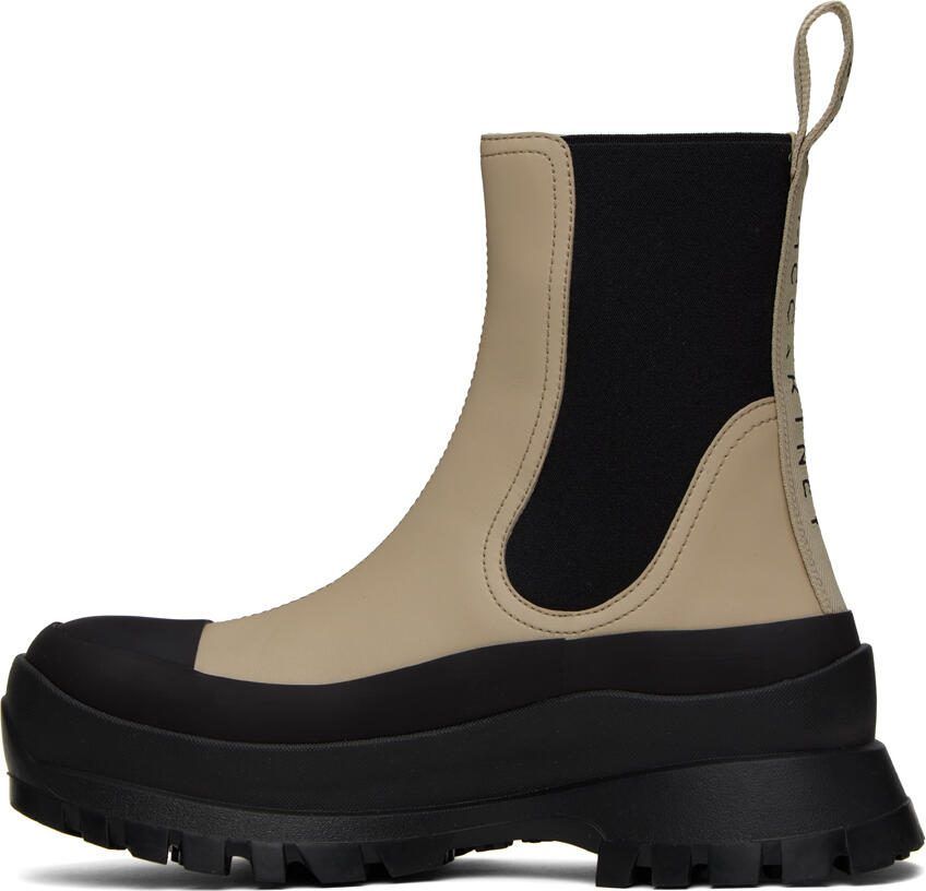 Stella McCartney Beige  Black Trace Sport Boots - Picture 2