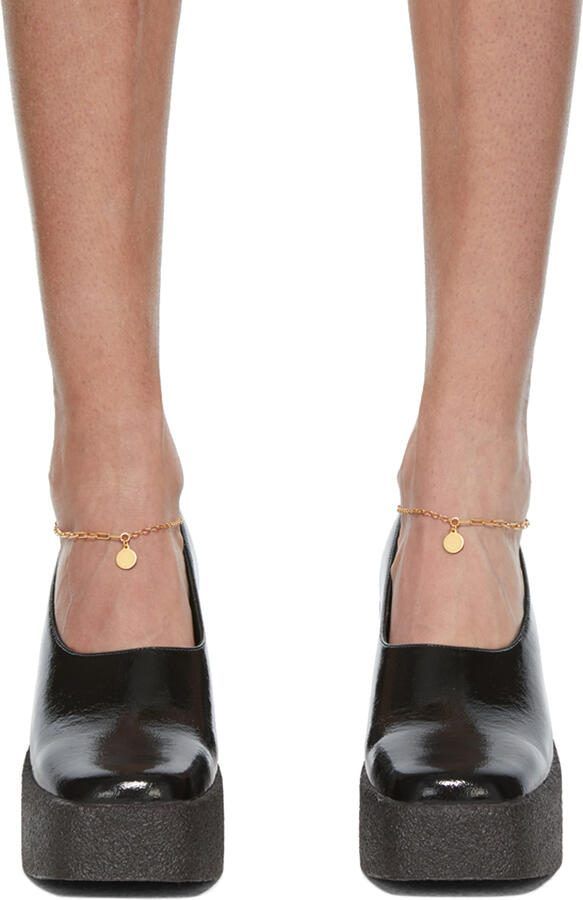 Stella McCartney Black Patent Block Heels - Picture 2