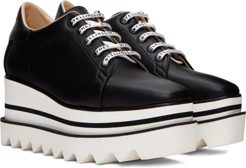 Stella McCartney Black Sneak-Elyse Derbys - Picture 2