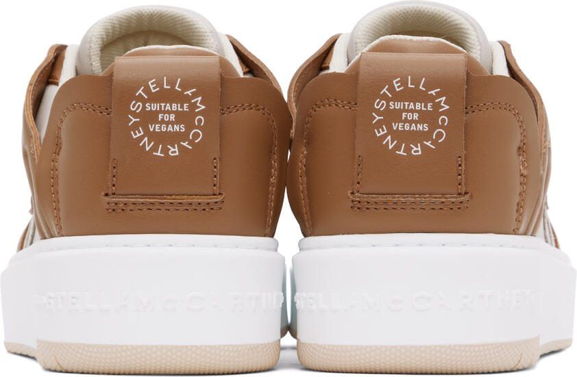 Stella McCartney Brown  Taupe S-Wave 1 Sneakers