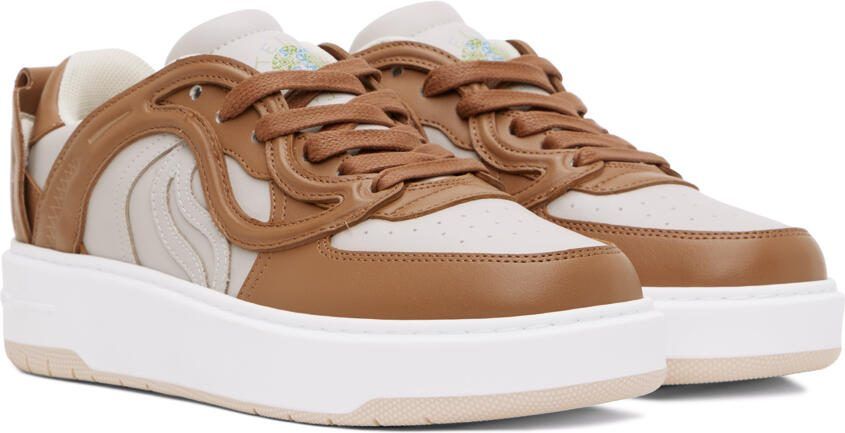 Stella McCartney Brown  Taupe S-Wave 1 Sneakers - Picture 2