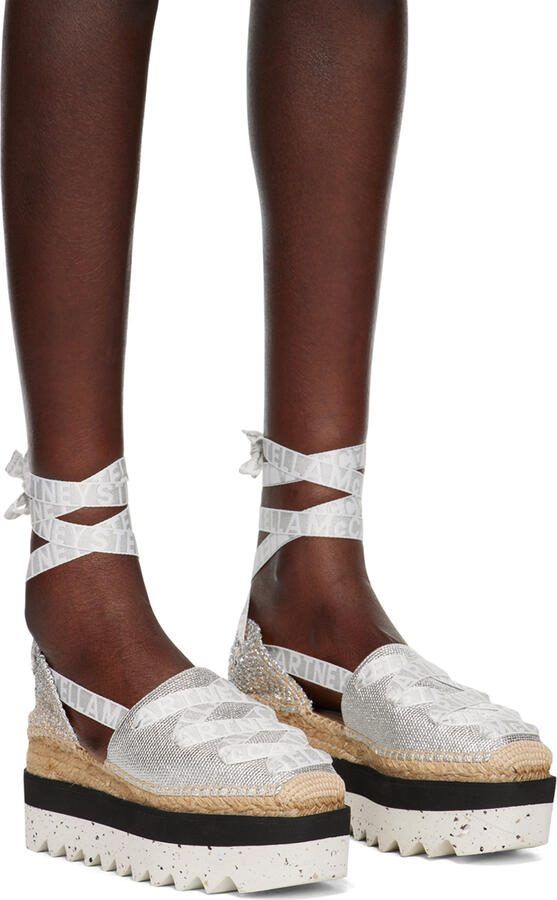 Stella McCartney Silver Platform Gaia Espadrilles