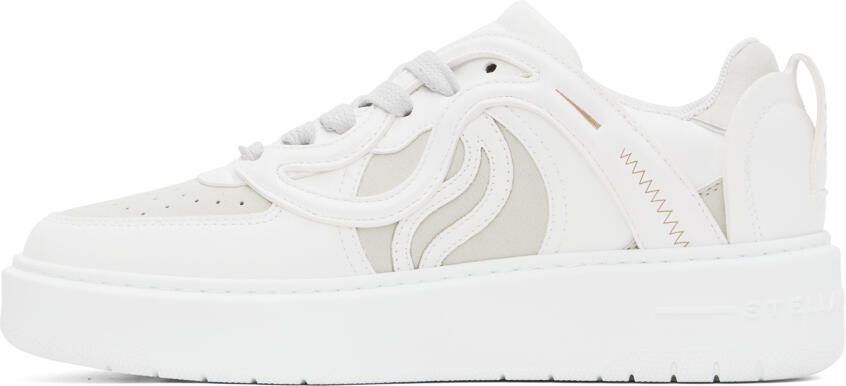 Stella McCartney White  Gray S-Wave 1 Sneakers - Picture 4