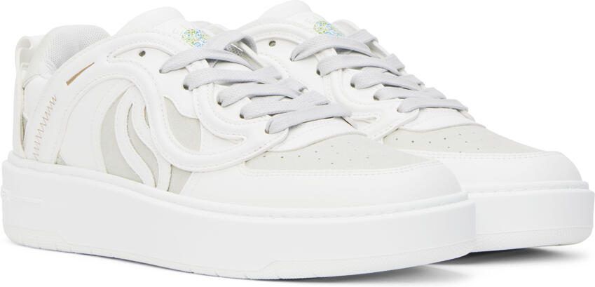 Stella McCartney White  Gray S-Wave 1 Sneakers - Picture 3