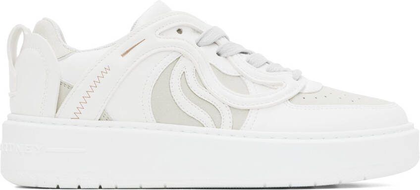 Stella McCartney White  Gray S-Wave 1 Sneakers - Picture 5