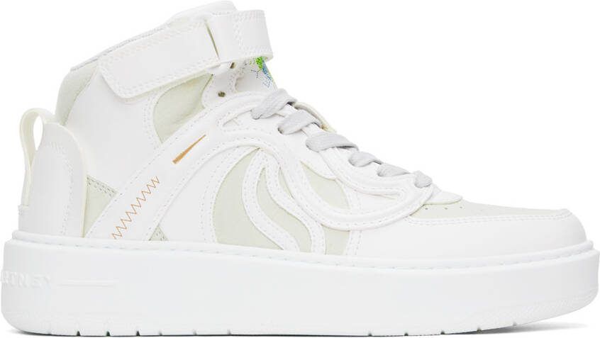 Stella McCartney White  Gray S-Wave 2 Sneakers - Picture 5