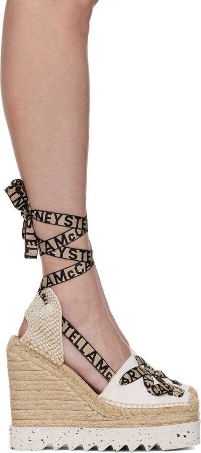 Stella McCartney White Gaia Heels