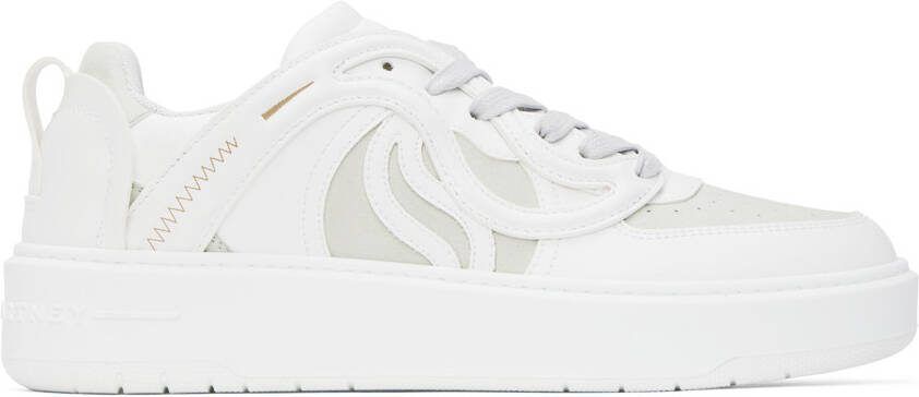 Stella McCartney White  Gray S-Wave 1 Sneakers - Picture 7