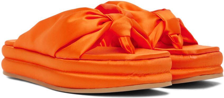 Stine Goya Orange Hailey Flip Flops - Picture 2