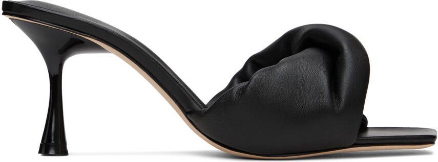 Studio Amelia Black Twisted Front 70 Heeled Sandals - Picture 5
