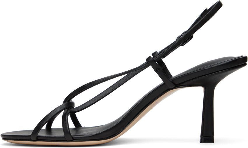 Studio Amelia Black Entwined 70 Heeled Sandals - Picture 3