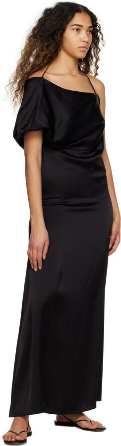 Studio Amelia Black Wishbone Flat Sandals - Picture 4