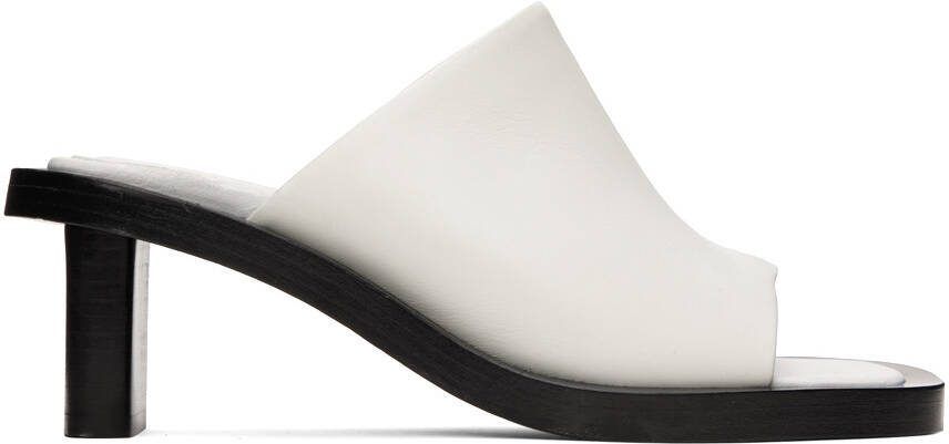 Studio Nicholson Off-White Cube Sandals - Picture 5