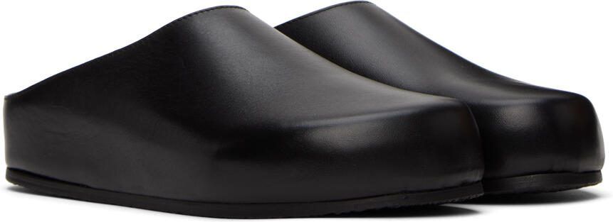 Studio Nicholson Black Wearing Clogs - Picture 2