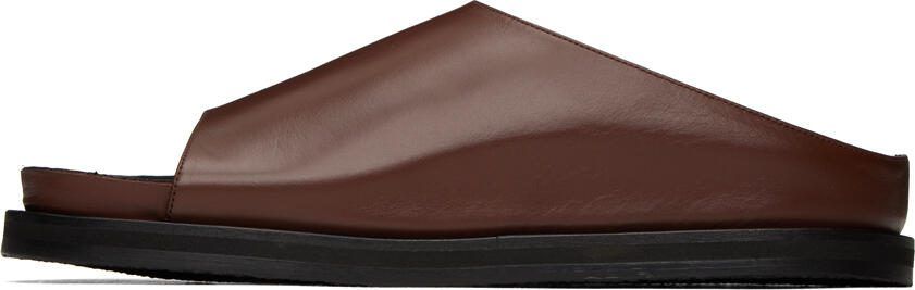 Studio Nicholson Brown Spring Sandals - Picture 4