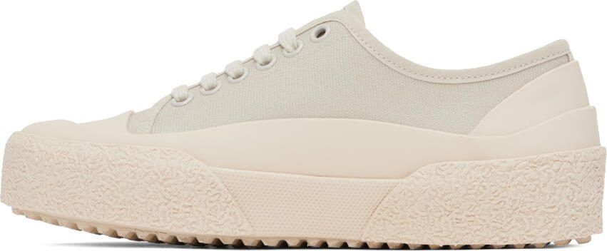 Studio Nicholson Beige Sharp Sneakers - Picture 5