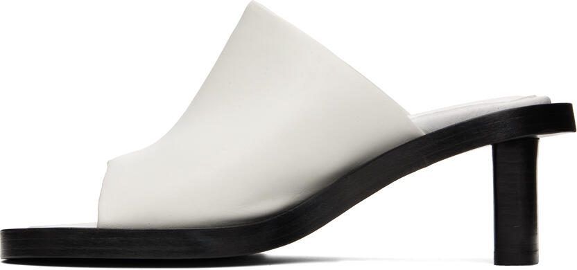 Studio Nicholson Off-White Cube Sandals - Picture 3